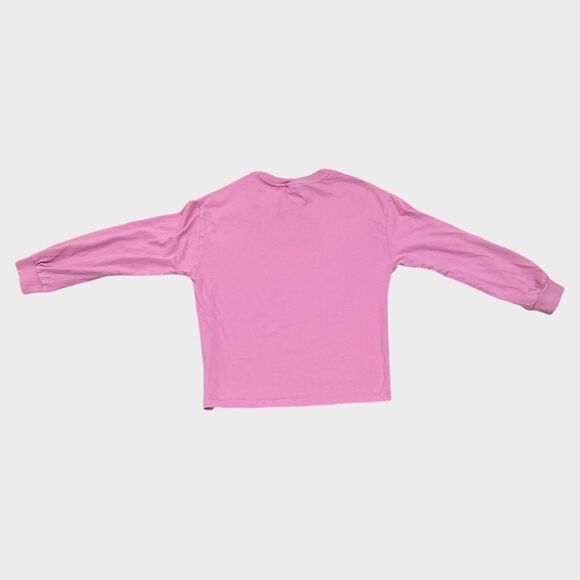 Zara x SmileyWorld™ Pink Long-Sleeve Tee - SZ 11/12 EUC - Picture 2 of 3